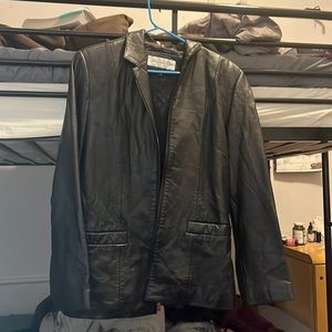 Jones New York leather vintage leather jacket